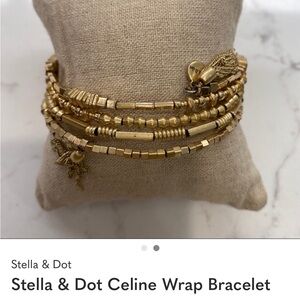 Stella & Dot Gold Multi-Strand Bracelet
